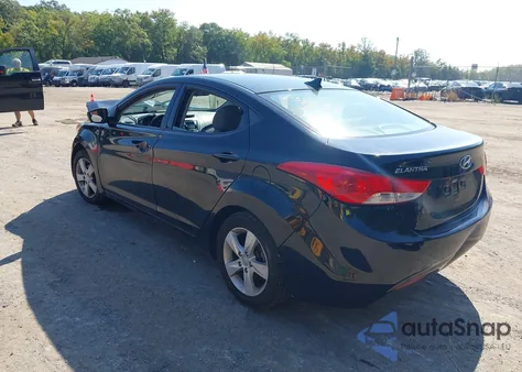 2013 Hyundai Elantra Gls from USA, damaged, VIN KMHDH4AE0DU988435